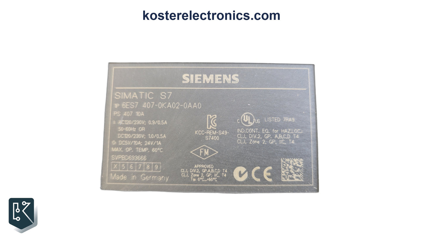 6ES7407-0KA02-0AA0